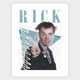 Rick // The Young Ones \\ 80s Retro Fan Artwork Design Magnet